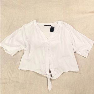 Abercrombie & Fitch tie front top NWT!